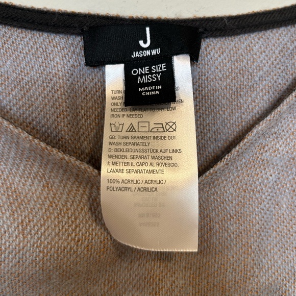 Jason Wu Poncho Multicolored and Lightweight - Picture 3 of 5